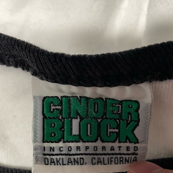 Vintage band tee NOFX white ringer tshirt 90s women’s size medium - Picture 3 of 9